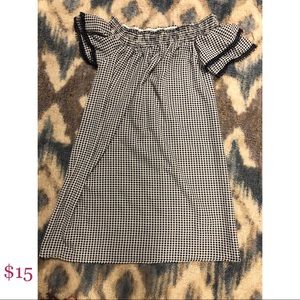 Off the shoulder dress